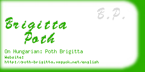 brigitta poth business card